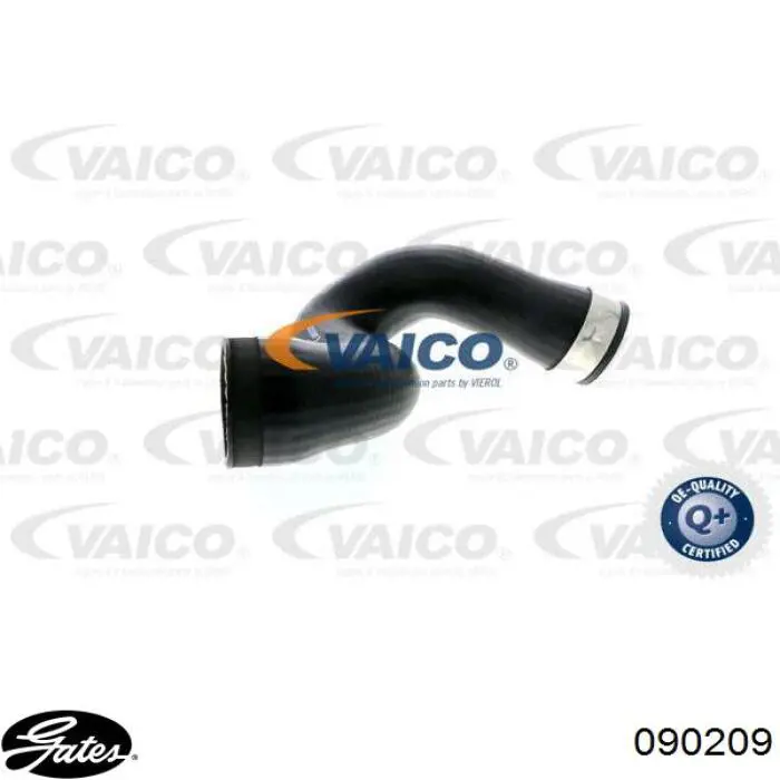 09782 Metalcaucho tubo intercooler superior