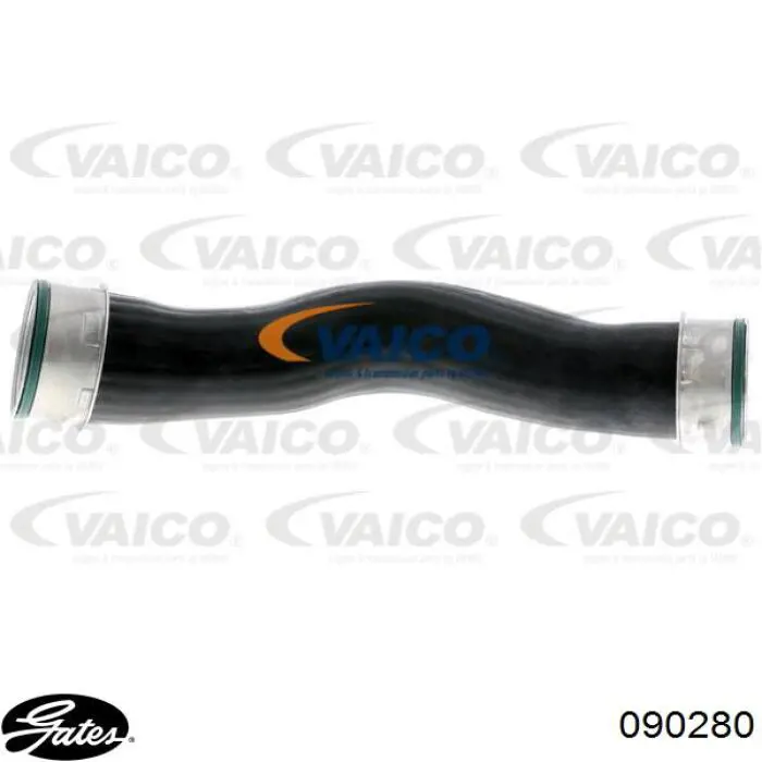 96033 Meat&Doria tubo flexible de aire de sobrealimentación inferior derecho