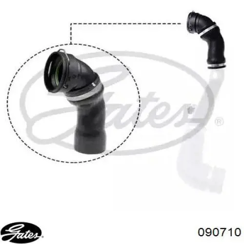Manguera del intercooler Gates 090710 precio, desde 29,95 EUR