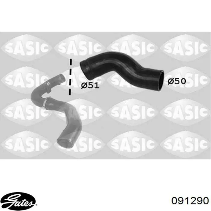 Manguera del intercooler Gates 091290 precio, desde 47,29 EUR