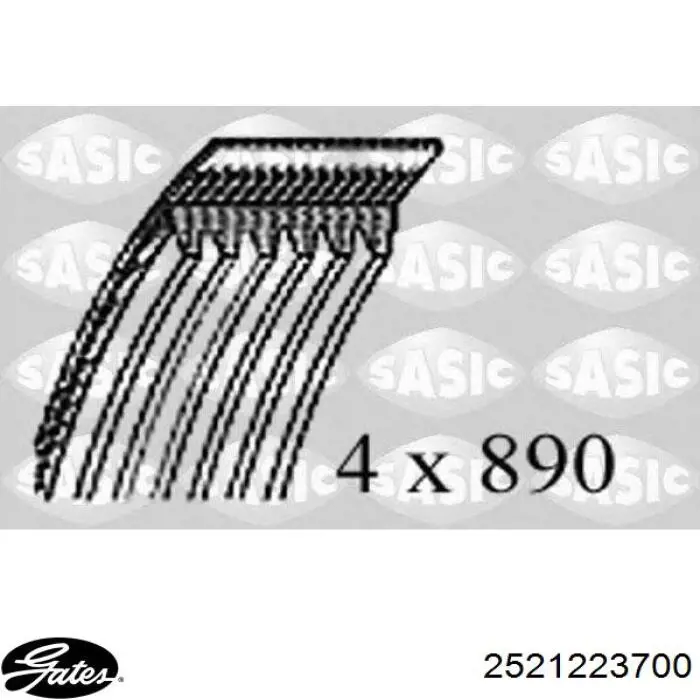 Correa trapezoidal Mazda 323 BG