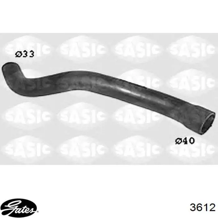 Manguera inferior del radiador Gates 3612 precio, desde 13,42 EUR