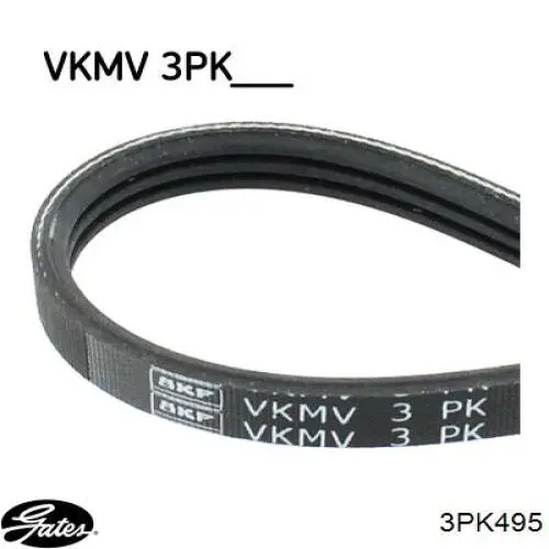 VKMV3PK495 SKF correa trapezoidal