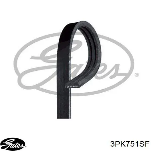 Correa de alternador 751SK3 Hutchinson