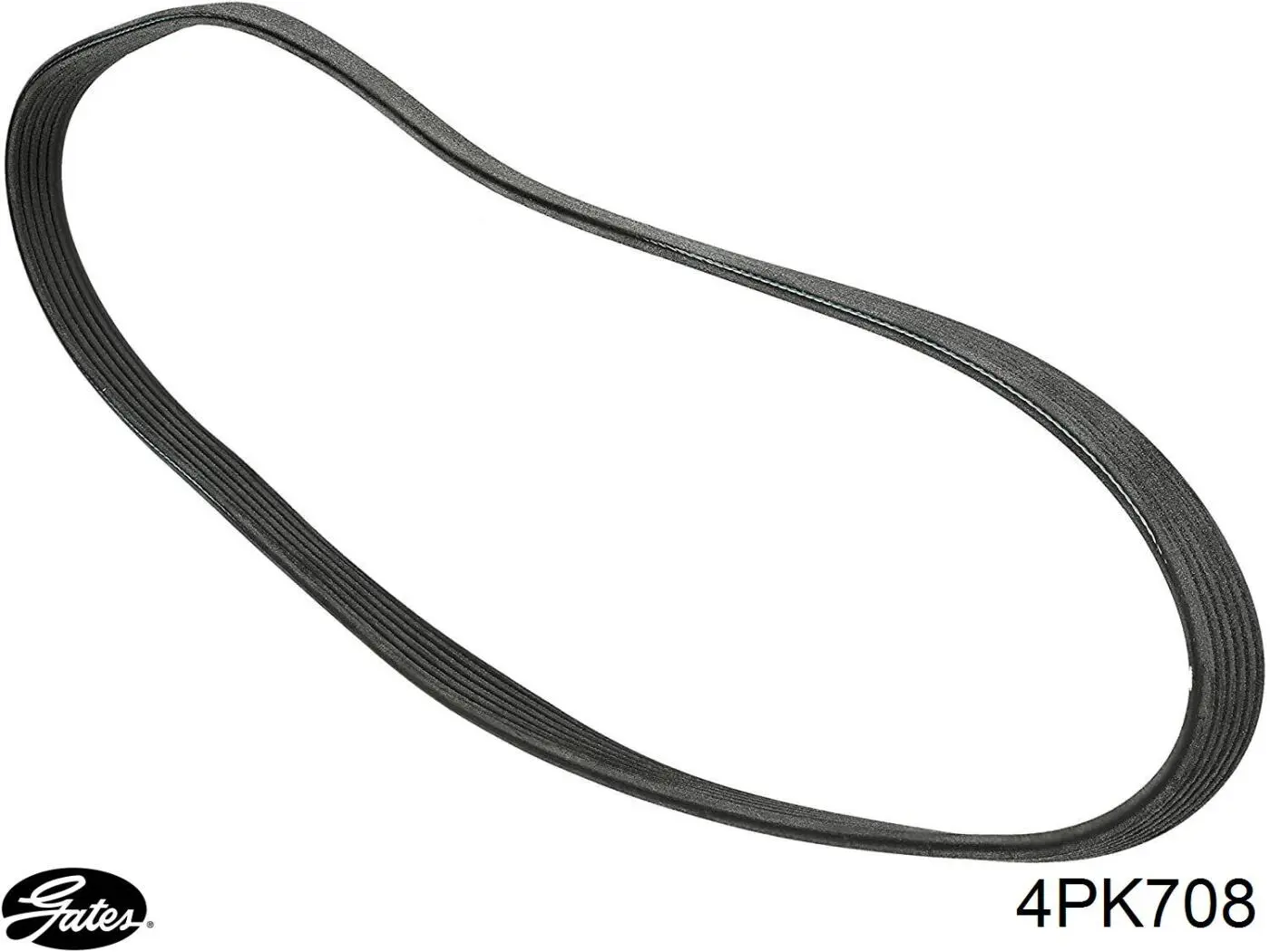 Correa accesorios Gates 4PK708