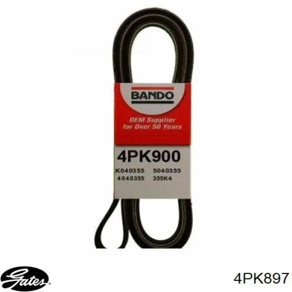4PK897 Gates correa trapezoidal
