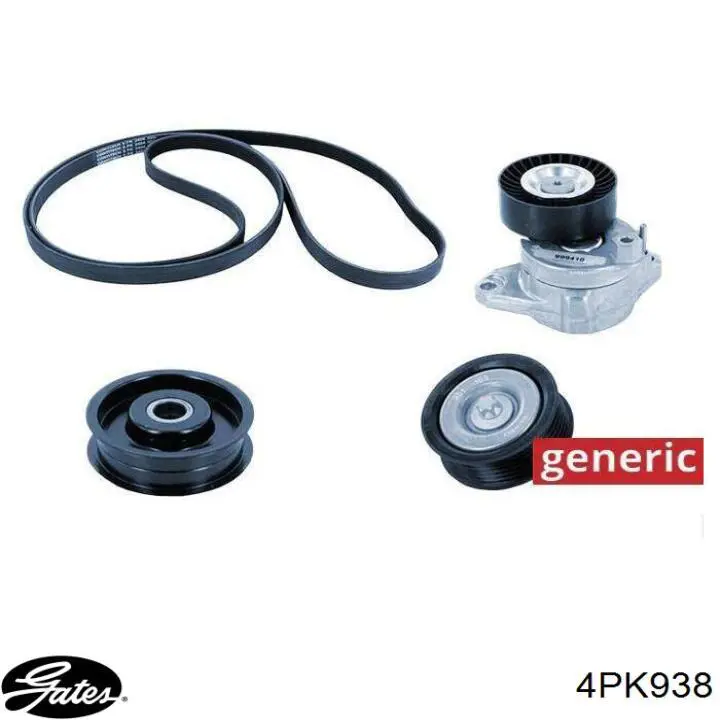 Comprar 4PK938 Gates Correa trapezoidal nervada