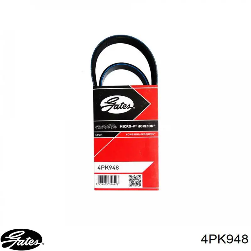 Correa de transmisión trapezoidal Gates 4PK948 precio, desde 14,34 EUR