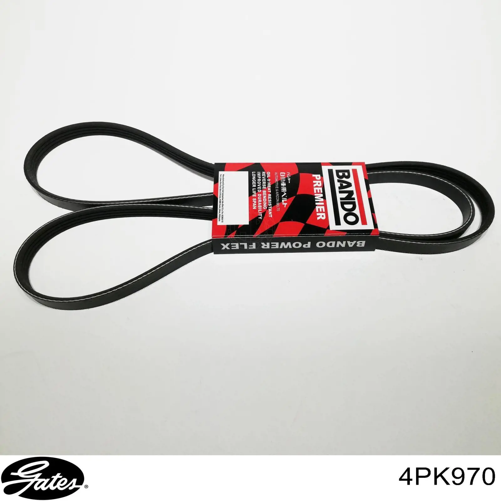 Correa accesorios Gates 4PK970