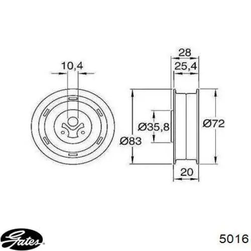 Comprar 5016 Gates Correa distribución