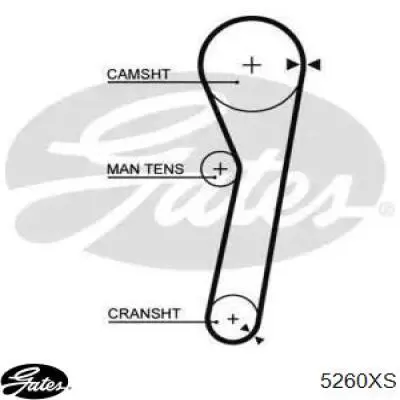Comprar 5260XS Gates Correa distribución