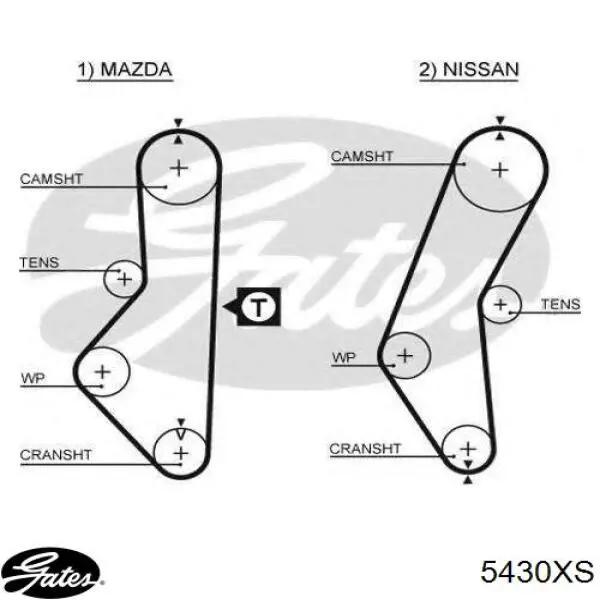 Correa dentada Nissan Sunny II (1986-1991)