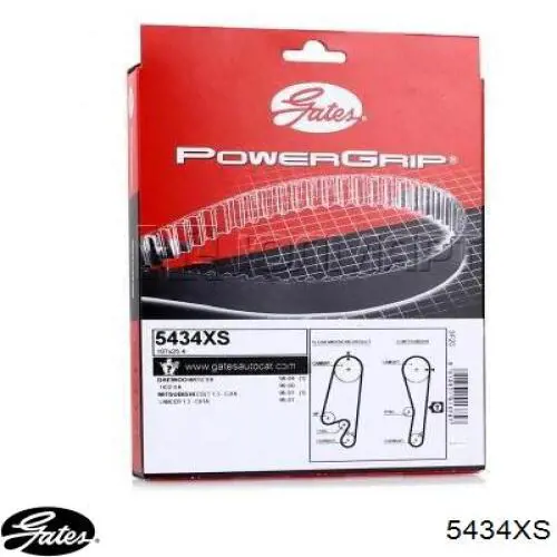 5434XS Gates Correa dentada