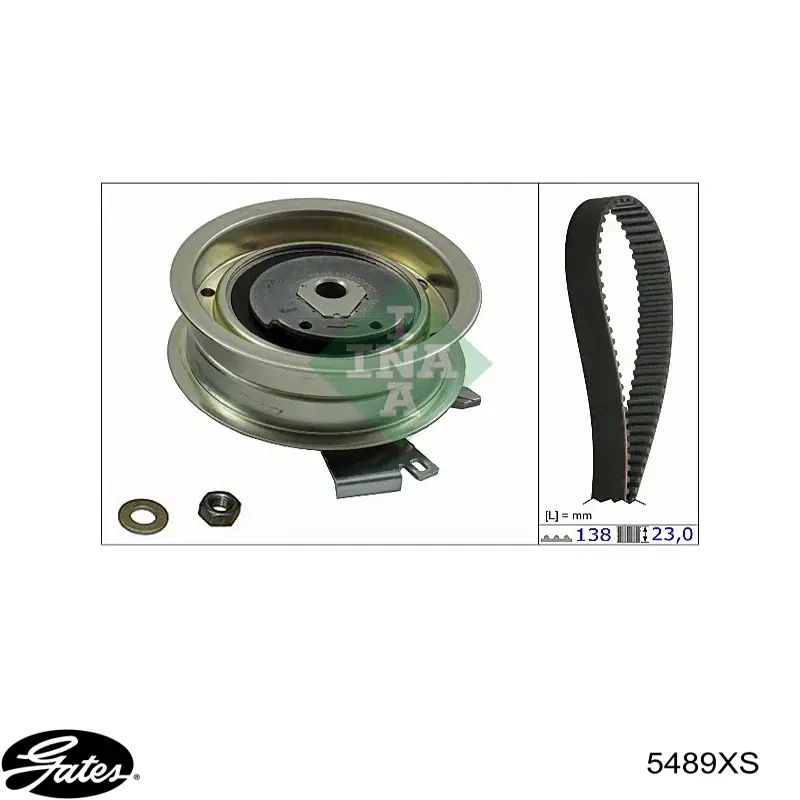 Correa distribución 5489XS Gates