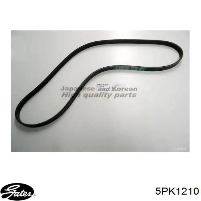 Correa de alternador 5PK1210 Gates