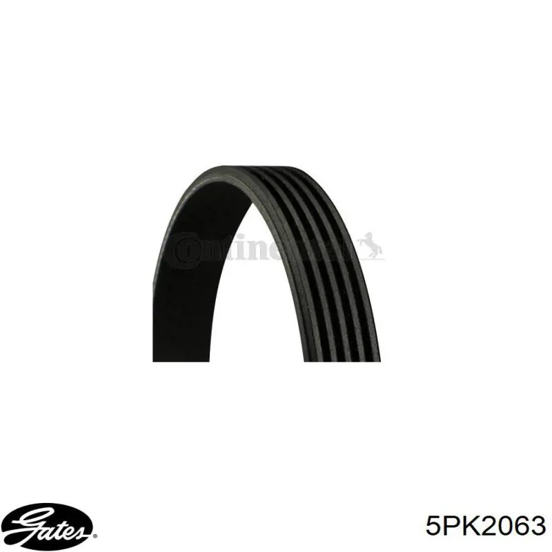 Correa de alternador 5PK2063 Gates