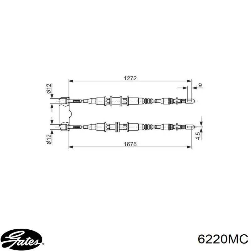Comprar 6220MC Gates Correa trapezoidal