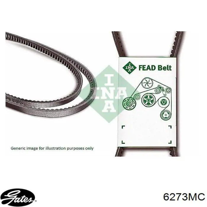 Correa de alternador 6273MC Gates