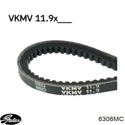 Correa de alternador 6306MC Gates