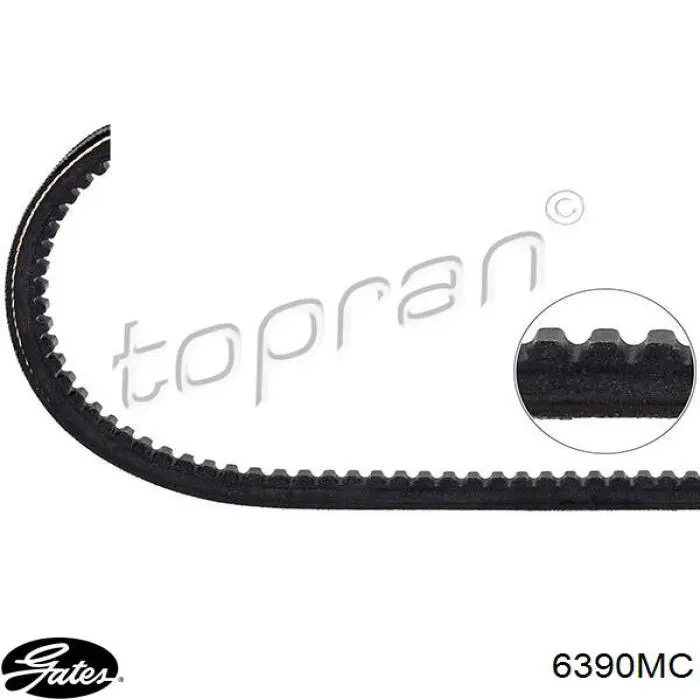 Correa de alternador 6390MC Gates
