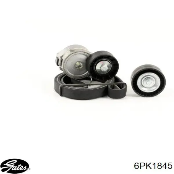Correa de alternador 6PK1845 Gates