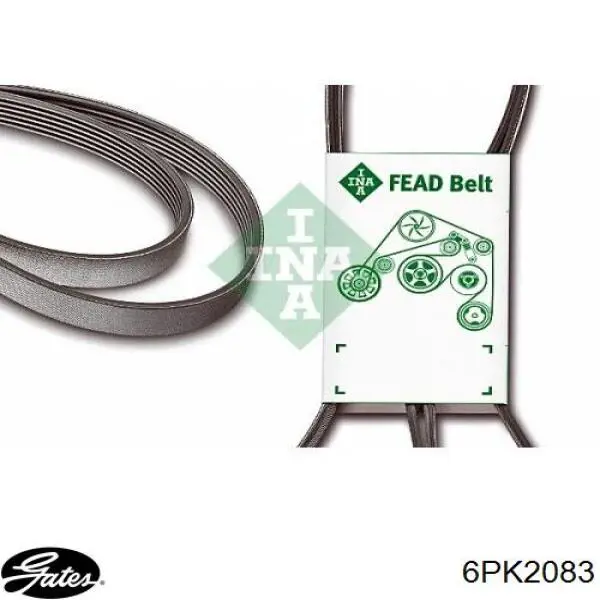 Comprar 6PK2083 Gates Correa trapezoidal