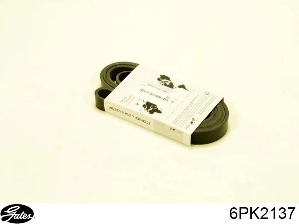 Correa de alternador 6PK2137 Gates