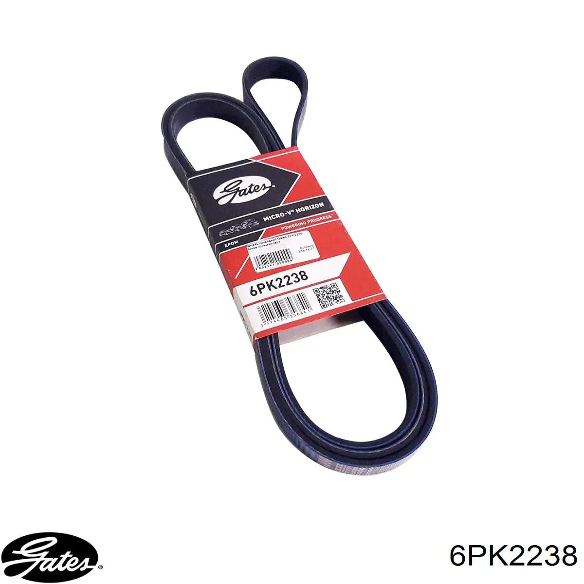 Correa de alternador 6PK2238 Gates