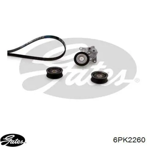 Correa accesorios Gates 6PK2260