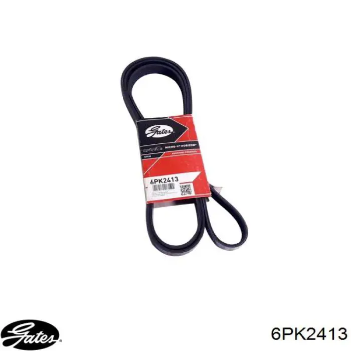 Correa de alternador 6PK2413 Gates