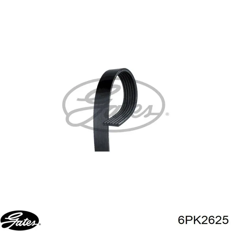 Correa de alternador 6PK2625 Gates