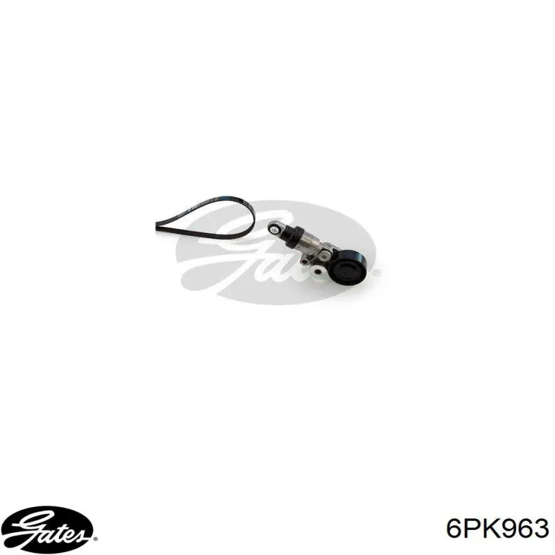 Correa de alternador 6PK963 Gates
