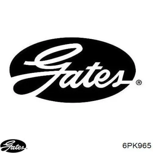 Correa accesorios Gates 6PK965