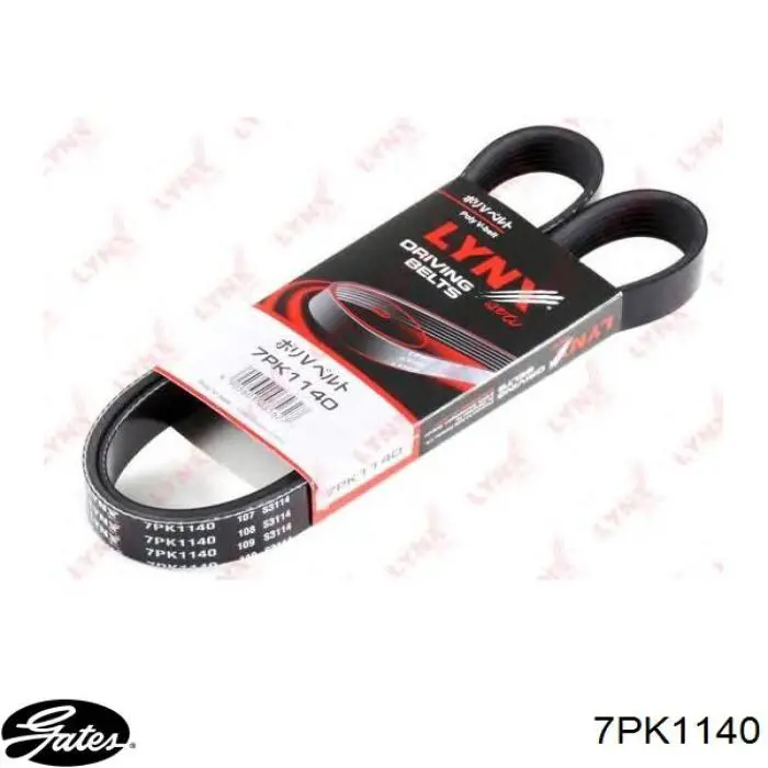 Correa de transmisión trapezoidal Gates 7PK1140 precio, desde 14,25 EUR