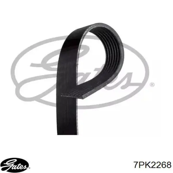 Correa de alternador 7PK2268 Gates