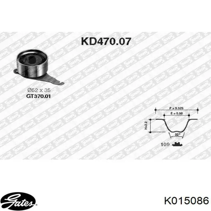 Kit correa de distribución Mazda 626 2 GC