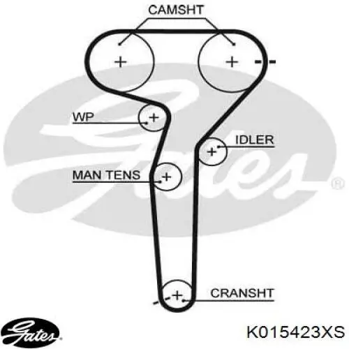 71754843 Fiat/Alfa/Lancia kit de distribución