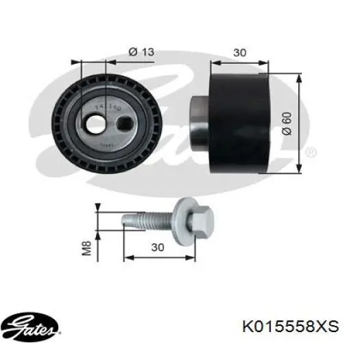 00000831S3 Peugeot/Citroen kit correa de distribución