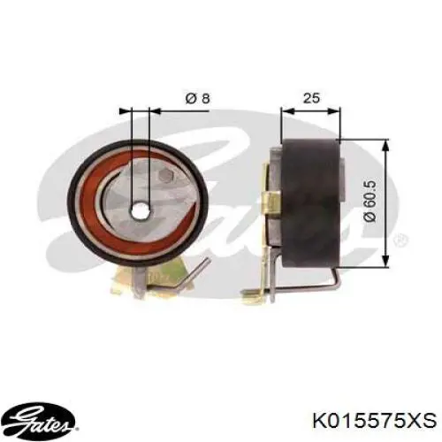 Comprar K015575XS Gates Kit de correa de distribución