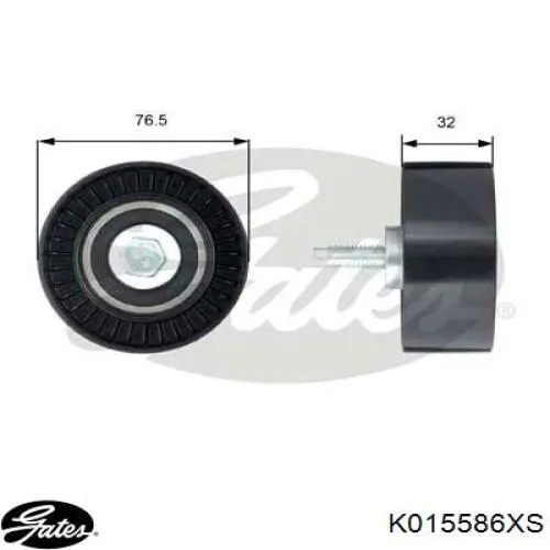 K015586XS Gates Kit correa de distribución