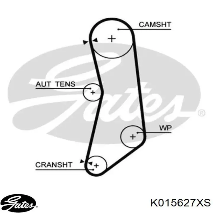 Comprar K015627XS Gates Kit de correa de distribución