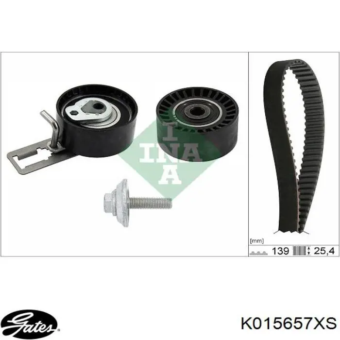 Kit de distribución 1635067380 Peugeot/Citroen