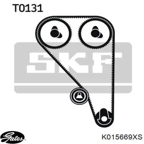 K015669XS Gates Kit correa de distribución
