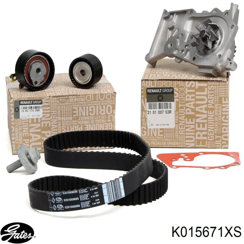 Kit correa de distribución Renault Megane 2 LM0, LM1