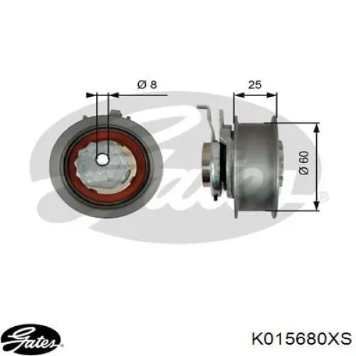 Kit de distribución K015680XS Gates