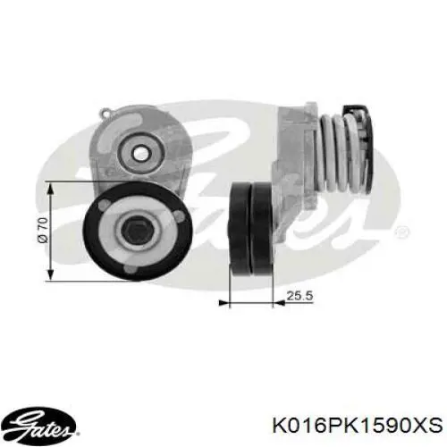 K016PK1590XS Gates