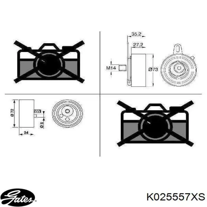 Kit de distribución 27296 Febi