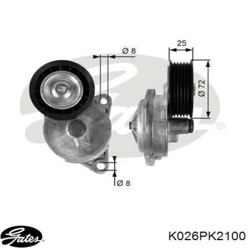  Correa de transmisión Ford Mondeo 2