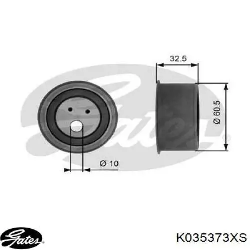 K035373XS Gates kit correa de distribución