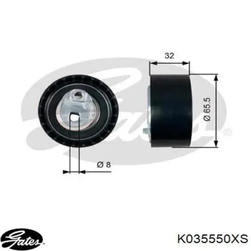 Comprar K035550XS Gates Kit de correa de distribución